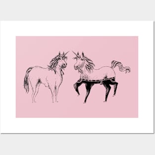 Couple of Unicorns Posters and Art